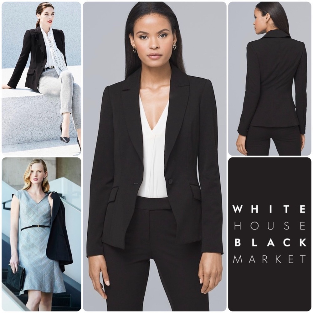 WHBM ALL-SEASON SUITING JACKET: 570240822 Sz 6